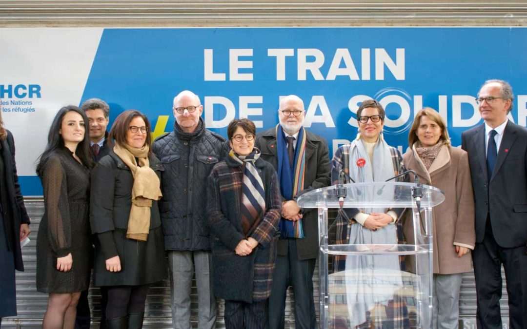 Inauguration du Train de la solidarité